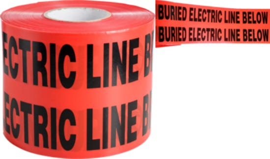 Cully_94615 RED U/G TAPE6X1000