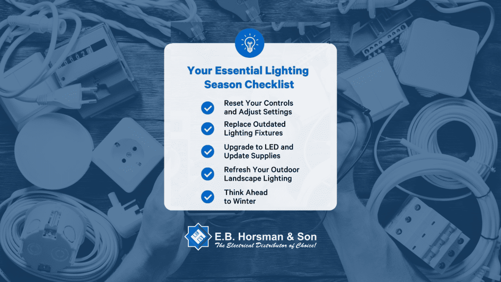 Essential lighting season checklist