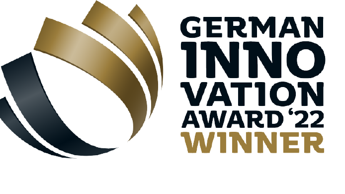 gold and black symbol German Innovation Award